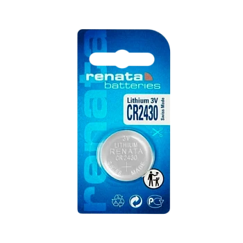 Батарейка Renata CR2430 BL1 Литиевая 3V (10/300/2400)