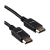 Кабель GoPower DisplayPort (m)-DisplayPort (m) 1.8м ПВХ ver.1.4 черный Premium Zip-Lock c подвесом