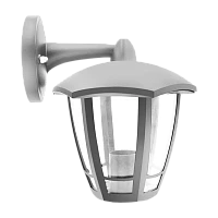 Светильник садово-парковый Camelion PP5102 «Дели 3» 60W 230V E27 IP44 настенный серый (1/8)