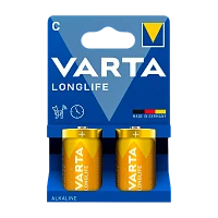 Батарейка Varta LONGLIFE LR14 C BL2 Alkaline 1.5V (4114) (2/12/120)