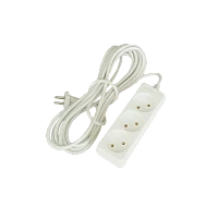 Удлинитель Прогресс Standard 3р.Б/З 10A 3.0м 2x1мм² белый (1/50)