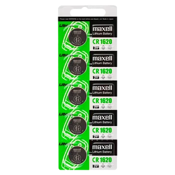 Батарейка Maxell G CR1620 BL5 Lithium 3V (5/100/2000)
