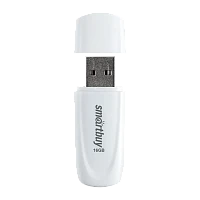 Флеш-накопитель Smartbuy Scout 16GB USB2.0 пластик белый