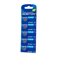 Батарейка Robiton STANDARD G7/LR926/LR57/395A/195 BL5 Alkaline 1.5V 0%Hg