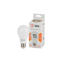 Лампа светодиодная ЭРА A60 E27 15W 2700К 170-265V груша (1/10/100)