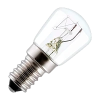 Лампа накаливания Makeeta E14 25W 220-240V для холодильников прозрачная (1/50)