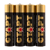 Батарейка Старт LR03 AAA Shrink 4 Alkaline 1.5V (4/40/720)