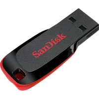 Флеш-накопитель SanDisk Cruzer Blade CZ50 128GB USB2.0 пластик черный 