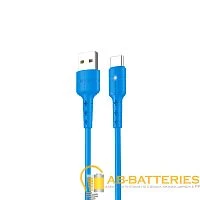 Кабель HOCO X30 USB (m)-Type-C (m) 1.2м 2.0A TPE синий (1/30/300)