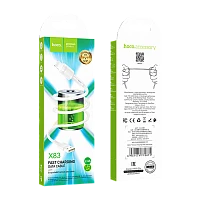 Кабель HOCO X83 USB (m)-Lightning (m) 1м 2.4A ПВХ белый (1/33/330)