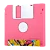 Внешний аккумулятор Remax RPP-17 Floppy Disk 5000mAh 1.5A 1USB розовый