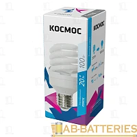 Лампа энергосберегающая Космос SPC E27 20W 4200К 220V спираль 50мм