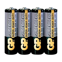 Батарейка GP Supercell R6 AA Shrink 4 Heavy Duty 1.5V (4/40/200/1000)
