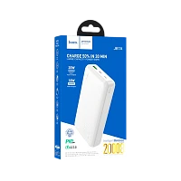Внешний аккумулятор HOCO J87A 20000mAh 3.0A 20W 2USB/Type-C PD3.0 белый (1/36)