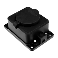 Колодка Volsten S1-M1Z 1р.С/З со шторкой каучук черный (1/8/80)