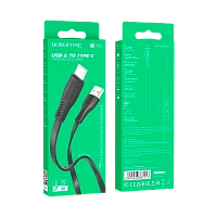 Кабель Borofone BX85 USB (m)-Type-C (m) 1м 3.0A ПВХ черный (1/360)