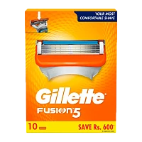 Сменные кассеты Gillette "FUSION" 5 лезвий 10шт. (цена за 1 шт) (10/100)