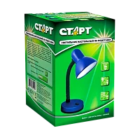 Светильник настольный Старт CT02 40W 220V E27 на основании синий (1/30)