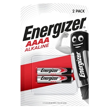 Батарейка Energizer AAAA/25A/LR61/LR8D425 BL2 Alkaline 1.5V (2/10/160)