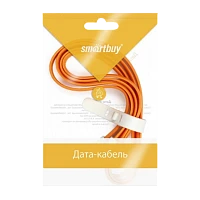Кабель Smartbuy iK-412m USB (m)-Apple 30pin (m) 1.2м 2.1A силикон магнит оранжевый (1/500)