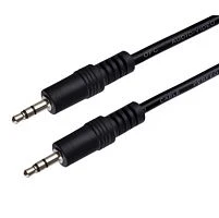Кабель AUX Perfeo Jack 3.5mm (m)-Jack 3.5mm (m) 2м черный (1/50)