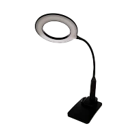 Светильник настольный Camelion KD-814 7W 230V 1LED на основании сенс. 4 ур.ярк. черный (1/6)