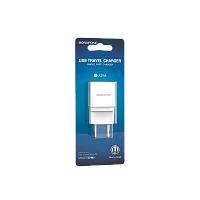 Сетевое З/У Borofone BA19A 1USB 1.0A белый (1/65/260)