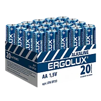 Батарейка Ergolux LR6 AA BOX20 ПРОМО Alkaline 1.5V (20/480)
