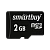 Карта памяти microSD Smartbuy 2GB Class4 10 МБ/сек без адаптера