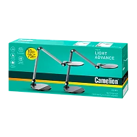 Светильник настольный Camelion KD-865 10W IP20 на основании сенс. черный (1/6)