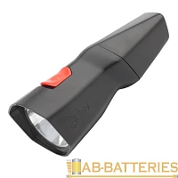 Фонарь универсальный ЭРА MA-501 Аллигатор 0.5W SMD от аккумулятора прямая подзарядка черный (1/30/60
