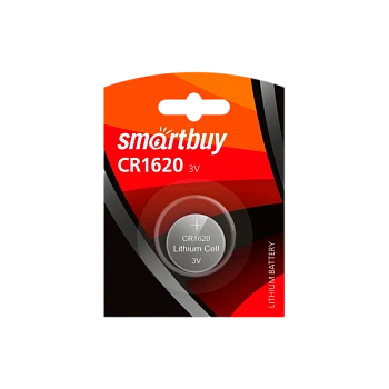 Батарейка Smartbuy CR1620 BL1 Lithium 3V (1/12/720)