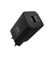 Сетевое З/У MORE CHOICE NC85a 1USB+1Type-C 3.0A 35W PD20W с кабелем Type-C/Type-C черный