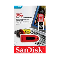 Флеш-накопитель SanDisk Ultra CZ48 32GB USB3.0 пластик красный