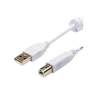 Кабель Atcom USB (m)-USB B (m) 1.8м силикон стаб.напр. белый (1/10/250)