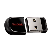 Флеш-накопитель SanDisk Cruzer Fit CZ33 32GB USB2.0 пластик с колпачком черный 