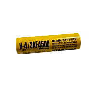 Аккумулятор ET H-4/3AF4500 18.0*67.0, 1.2В, 4500мАч, Ni-MH (1/36/288)