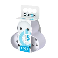 Разветвитель Фотон АМ 6-3 3р.Б/З 6A белый (1/20/120)