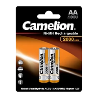Аккумулятор бытовой Camelion HR6 AA BL2 NI-MH 2000mAh  (2/24/384)