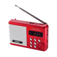Радиоприемник Perfeo SV922 SOUND RANGER 3W пластик microSD USB/Jack3.5 красный