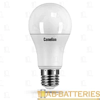 Лампа светодиодная Camelion A60 E27 8W 4500К 170-265V груша матовая (1/10/100)