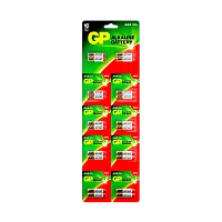 Батарейка GP LR03 AAA BL20 (2*10) Alkaline 1.5V отрывные (20/160/960)