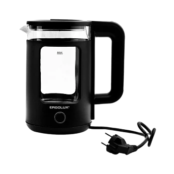 Электрочайник Ergolux ELX-KG08-C02 1800W 1.8л черный (1/12)