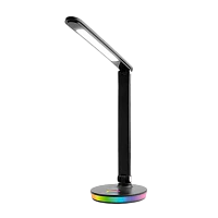 Светильник настольный Ultraflash UF-822 7W 230V на основании 3 цв. RGB черный