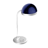 Светильник настольный Camelion KD-828 6.5W 220V 1LED на основании сенс. RGB-ночник белый (1/6)