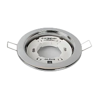 Светильник настенно-потолочный Ultraflash GX-53-02 20W 220V GX53 встраиваемый 106мм хром (1/50)