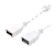 Кабель Atcom USB (f)-USB (f) 1.8м силикон стаб.напр. белый (1/10/250)