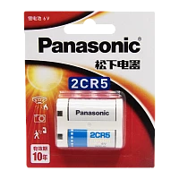Батарейка Panasonic 2CR5 BL1 Lithium 6V CN (Китай)