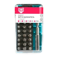 Набор насадок Smartbuy One Tools 31 предмет, биты SL, PH, PZ, HEX,TORX по 6 шт
