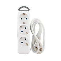 Удлинитель Старт S Comfort 3р.С/З 16A 5.0м ПВС IP20 с защитой от детей белый (1/20)
